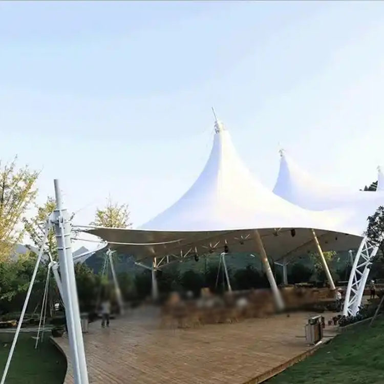 贵德县膜结构景观棚