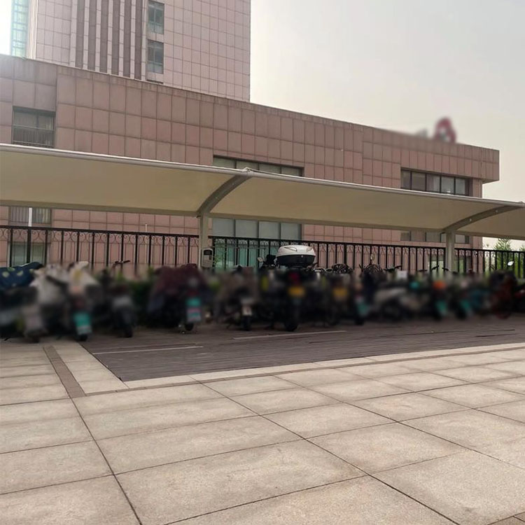 贵德县膜结构电动车棚