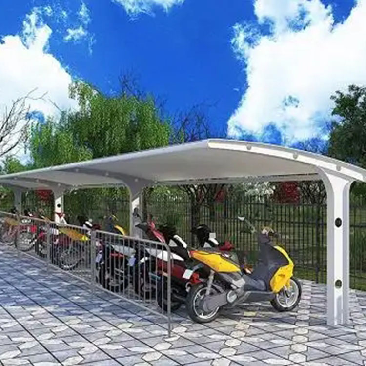 贵德县膜结构电动车棚